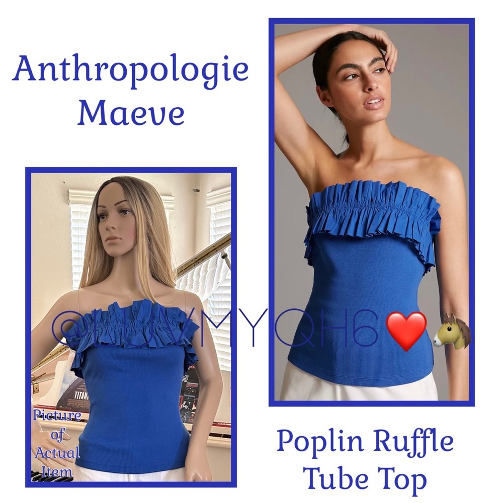 Anthropologie Maeve Tube Top